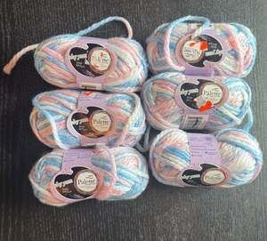 Lot of 6 Palette Series 037 Baby Yarn in Eliza